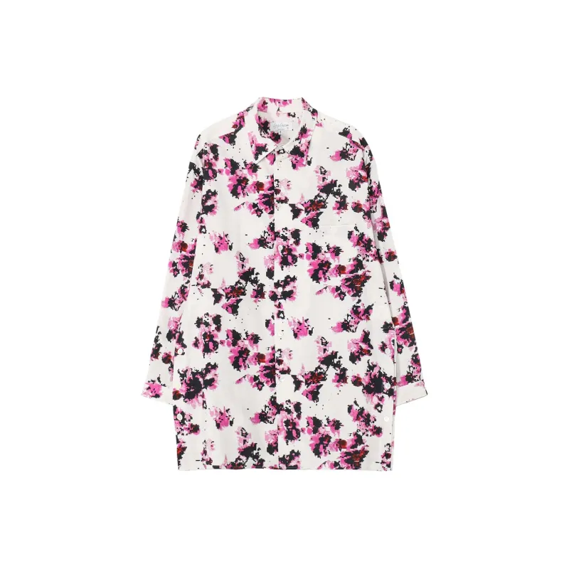 Yohji Yamamoto Khadi Flower Shirt-0