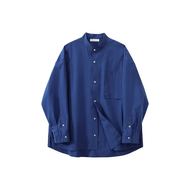 SINGLE MOMENT Shirt Unisex Dark Blue-0