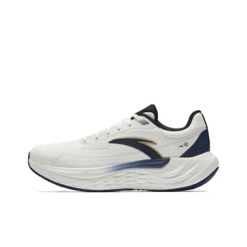 Anta Travel Step PG7 Rebound Low Top City Commute Running Shoes Men's Ivory White