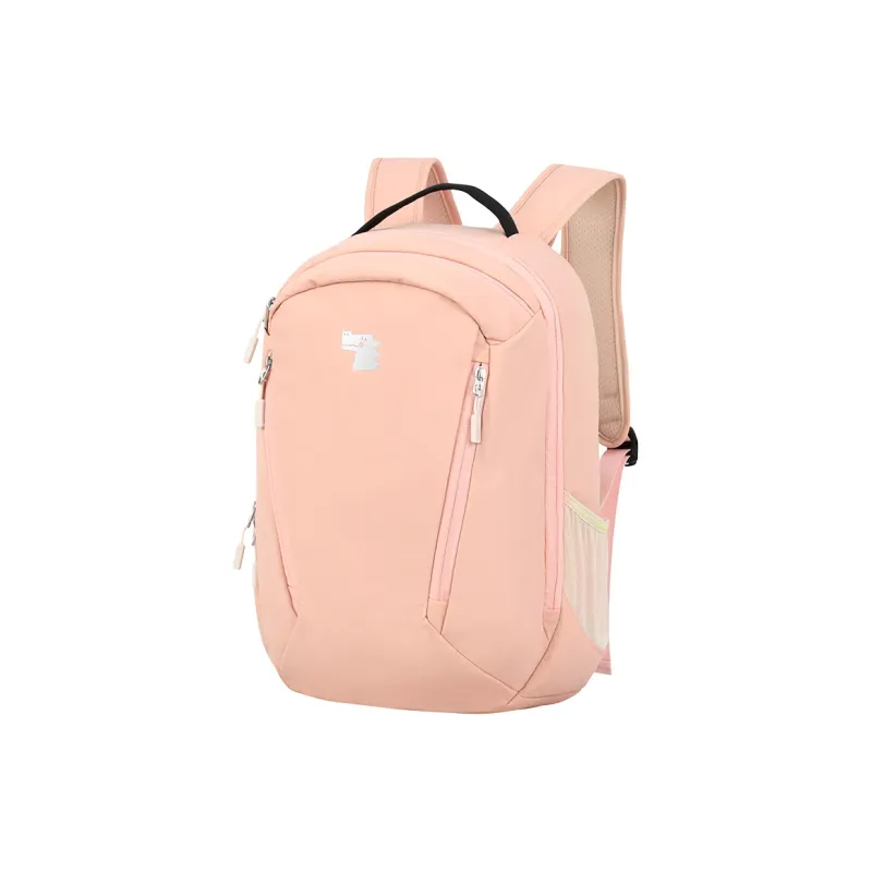 YOME Polyester Backpack Regular Unisex Ink Black/Lithospermum Pink/Light Coffee/Cloisonne Blue-6