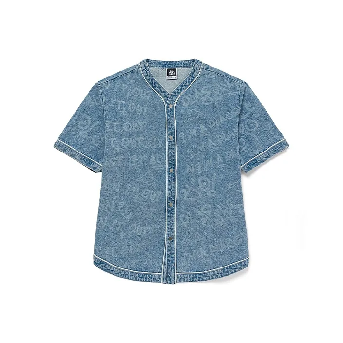 Kappa Kappa Player Series Shirt Unisex Glacier Blue-0