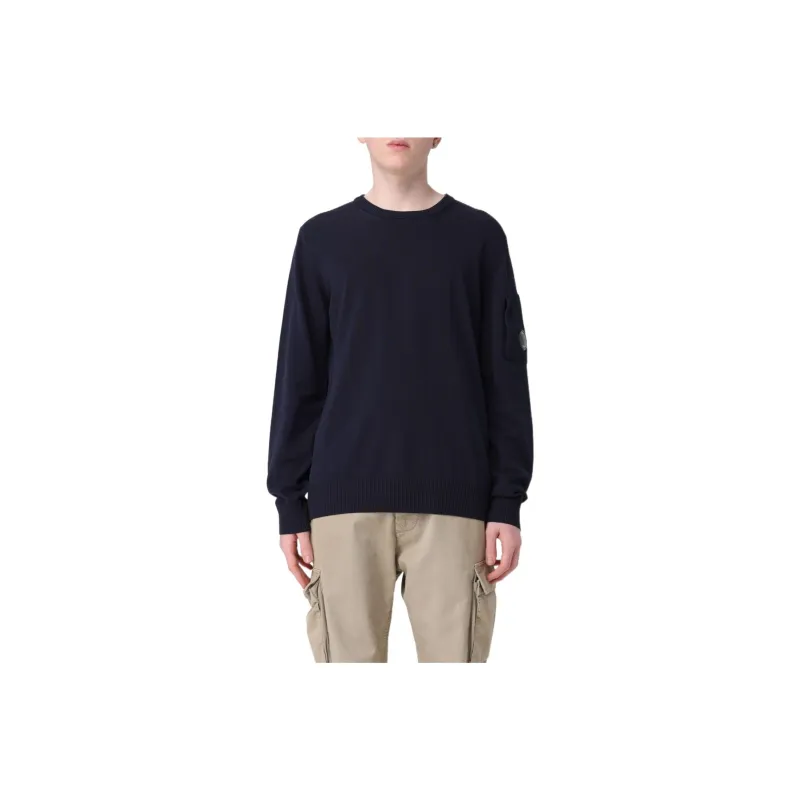 C.P.Company Lens Detailed Zipped Knitted Cardigan-0