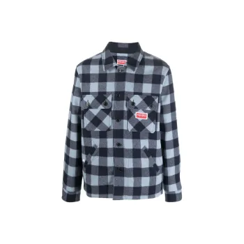 KENZO Shirts Men Sky Blue