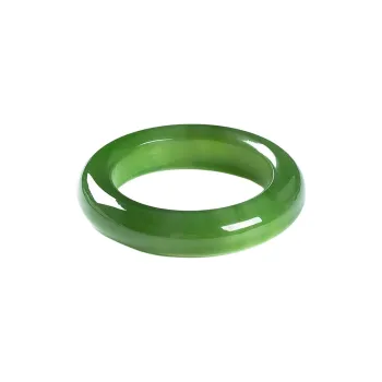 Execute The Blessing Hetian Jade Rings Jasper Unisex