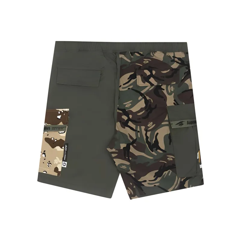 Aape Casual Shorts Men's Army Green-1