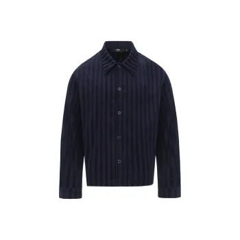 LI NING 1990 Shirt Men's Dark Marine Blue