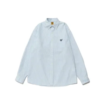 HUMAN MADE Heart Logo Stripe Bd Shirt