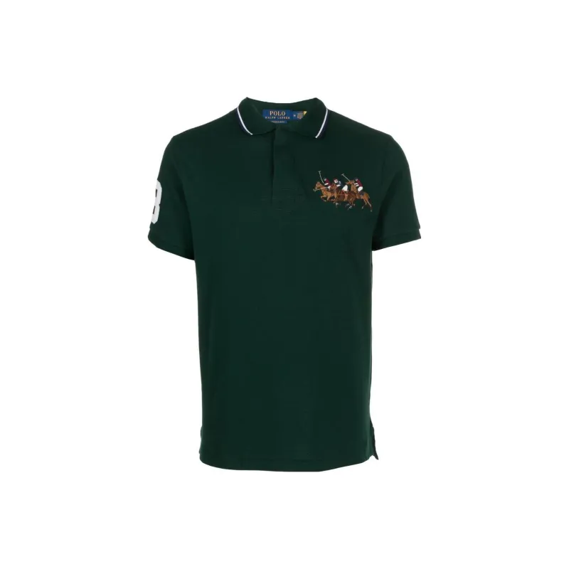 Polo Ralph Lauren Triple Pony Cotton Polo Shirt-0