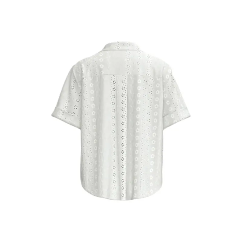 URBAN REVIVO Shirt Women's Raw White-1