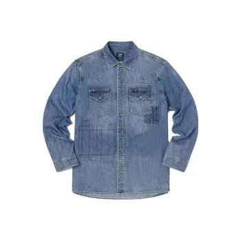 Lee Shirt Men's Medium Dark Blue