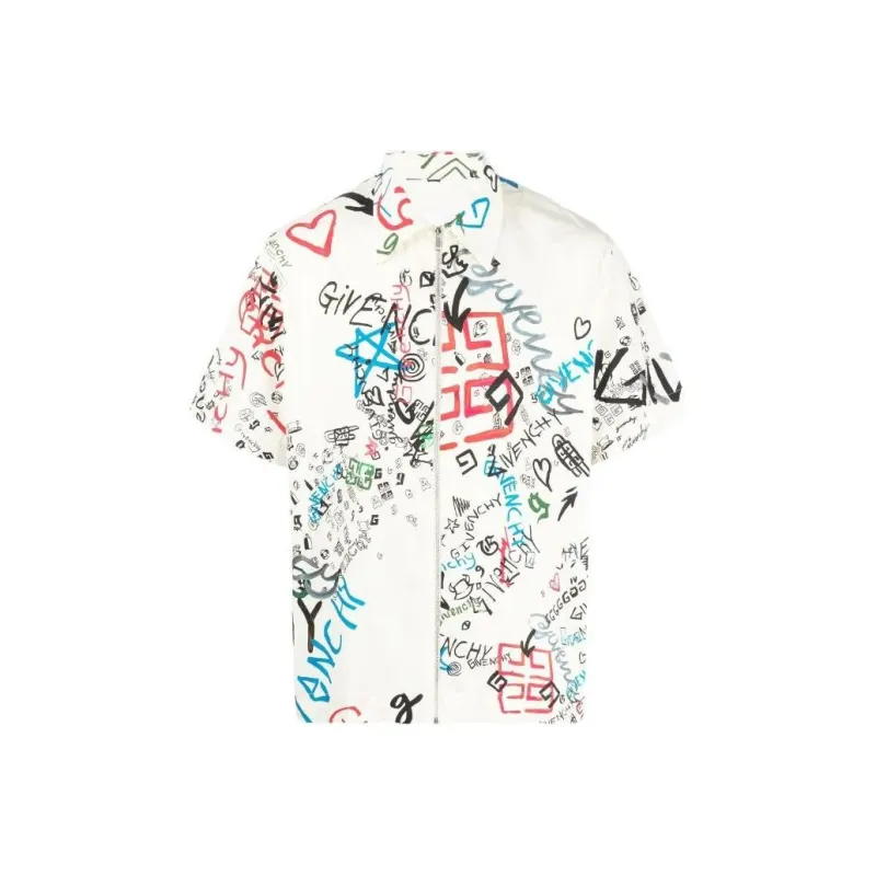 Givenchy Shirts Men White-0