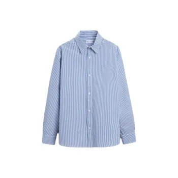 ZARA Shirts Men Blue/White