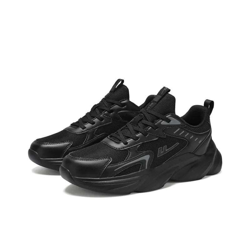WARRIOR Chunky Sneakers Men Low Top White/Black/Gray-9