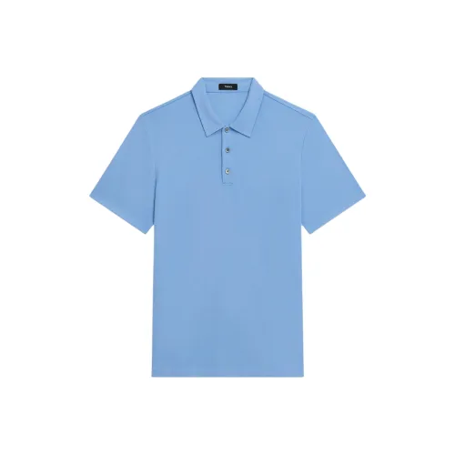 THEORY Polo Shirt Mens Dark Blue