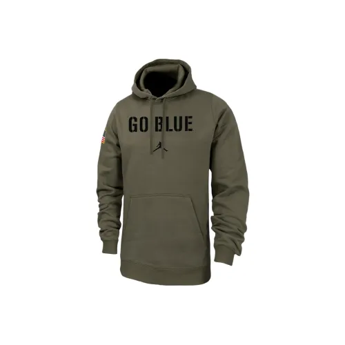 Jordan Michigan Club Fleece Sweatshirt Men's Medium Olive