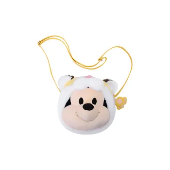 Disney Plush Shoulder Bag, Crossbody Bag Regular Unisex White