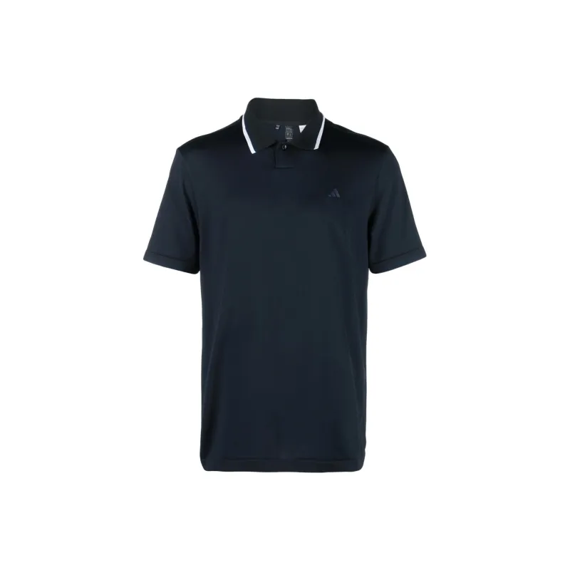 Adidas Polo Shirt Men's Marine Blue-0