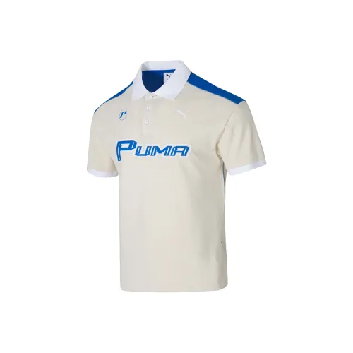 PUMA Polo Shirts Unisex Beige