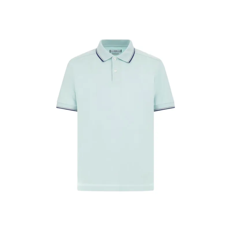 GUESS Polo Shirt Men's Light Blue-0