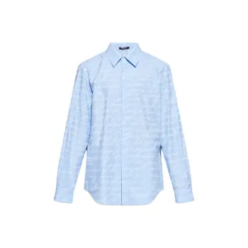 BALMAIN Logo Printed Buttoned Shirt