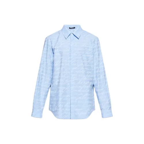 BALMAIN Logo Printed Buttoned Shirt