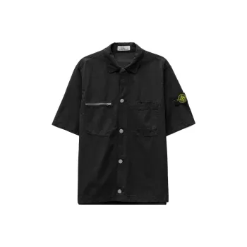 STONE ISLAND Shirts Men Black