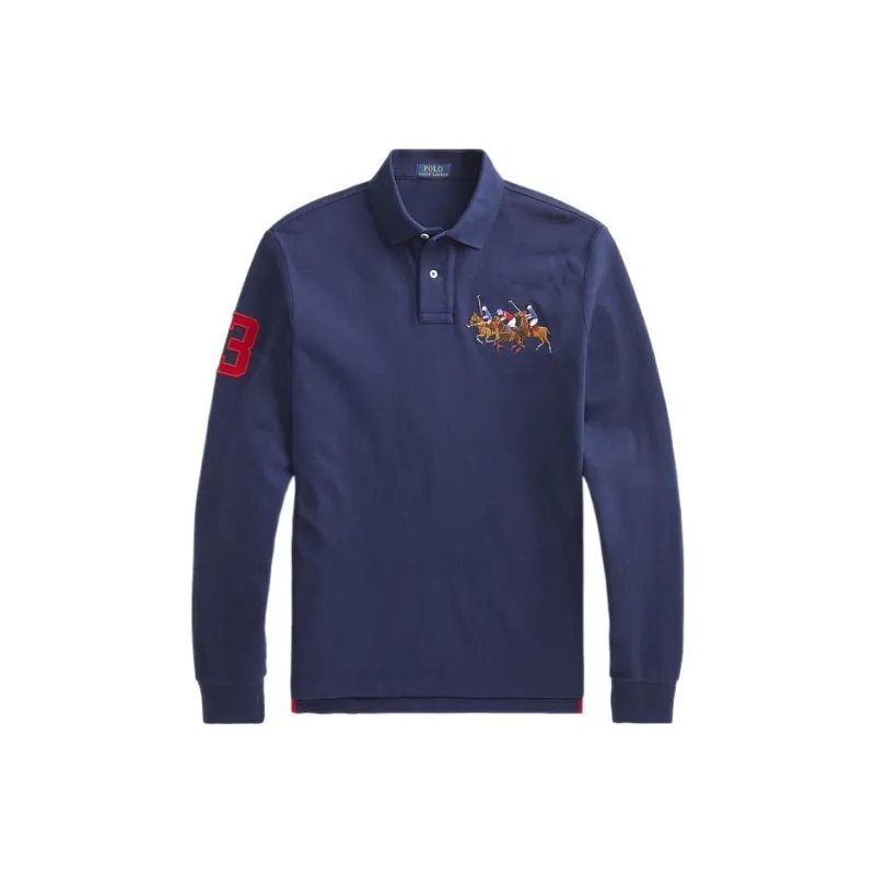Polo Ralph Lauren FW22 Polo Shirt Men's Marine Blue-0