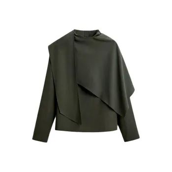 Nanushka X ZARA Nanushka Collaboration Shirts Men Dark Green