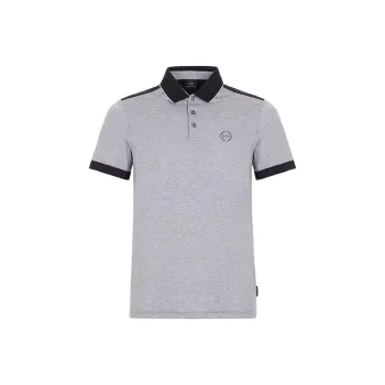 ARMANI EXCHANGEAE FW22 Polo Shirt Men's Black