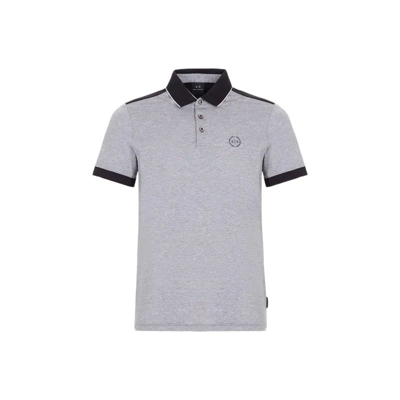 ARMANI EXCHANGEAE FW22 Polo Shirt Men's Black-0
