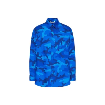 Valentino FW22 Shirt Men's Blue