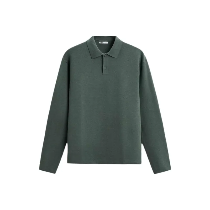 ZARA Polo Shirt Men's Dark Blue-0