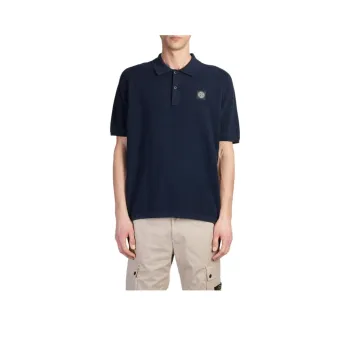 STONE ISLAND Polo Shirt Men's Dark Blue