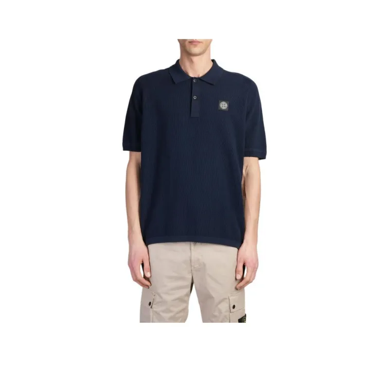 STONE ISLAND Polo Shirt Men's Dark Blue-0