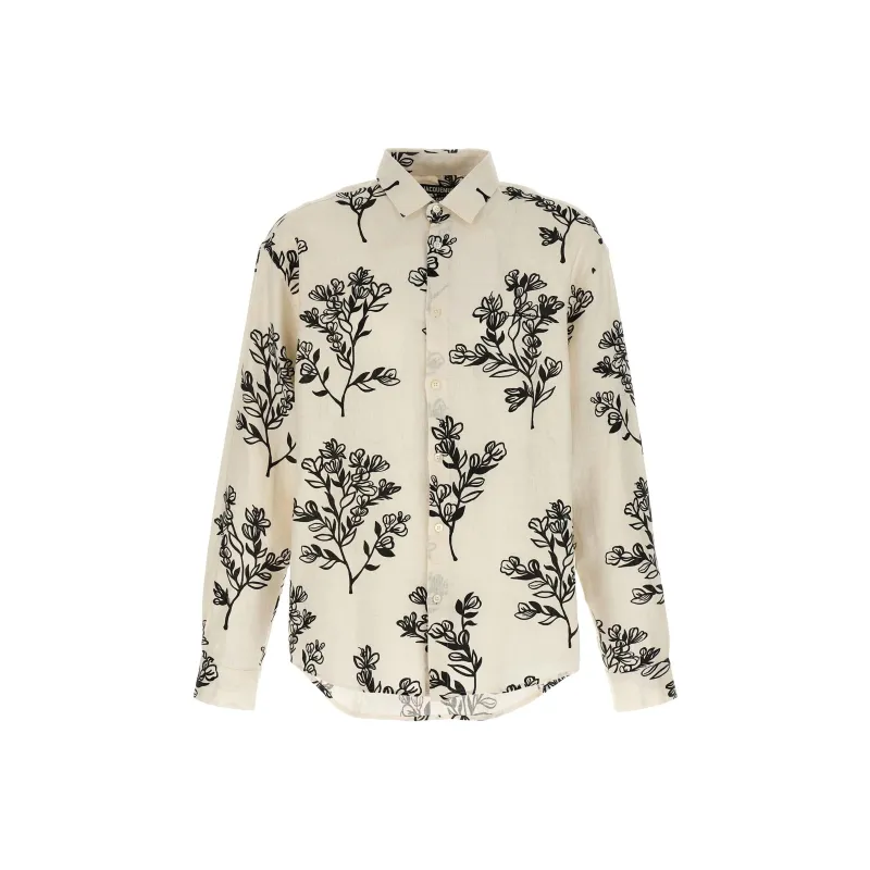 Jacquemus La Chemise Simon Flower Printed Shirt-0