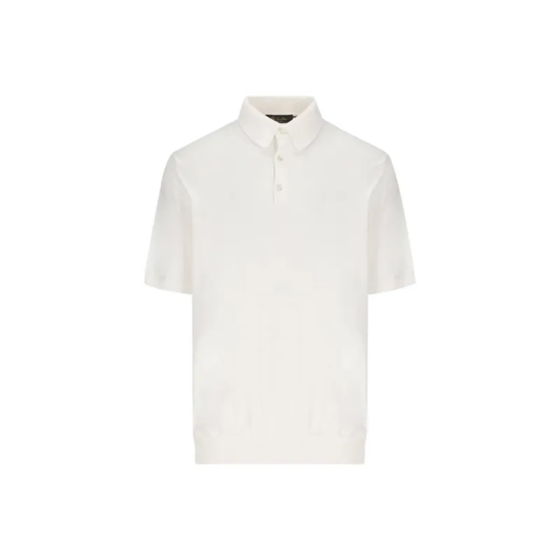 Loro Piana Polo Shirts Men Ecru-0