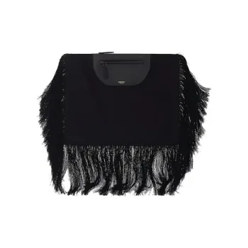 Burberry Olympia Fringe detail Clutch Bag