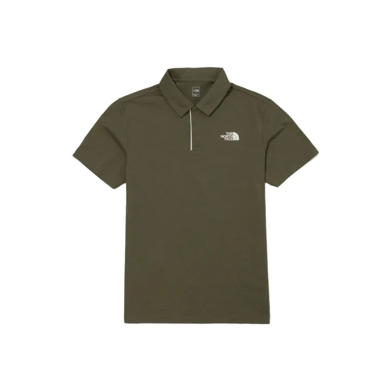 THE NORTH FACE Polo Shirts Men Dark Green-0