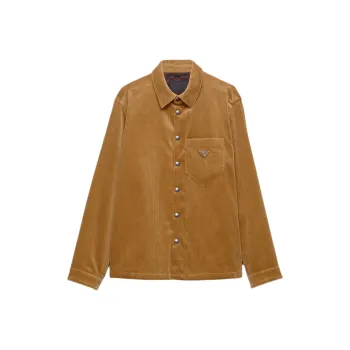 PRADA SS25 Shirt Men's Wheat Yellow