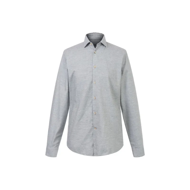 Corneliani Shirts Men Gray-0