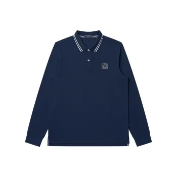 HAZZYS Long Sleeved Polo Shirt Men's