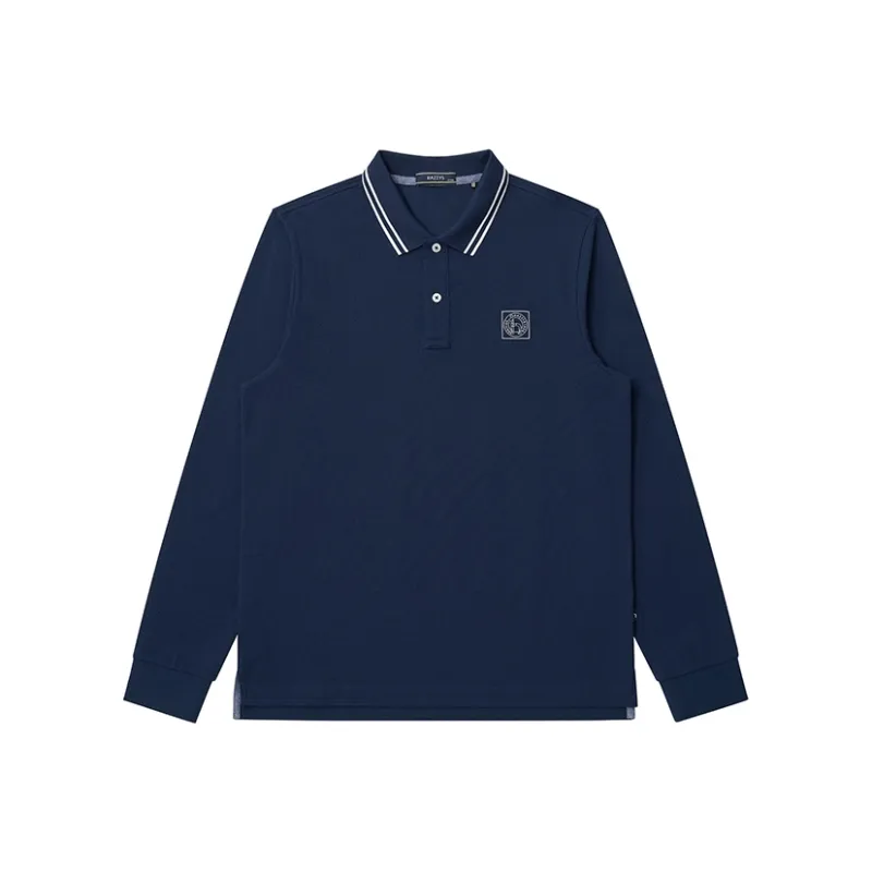 HAZZYS Long Sleeved Polo Shirt Men's-0