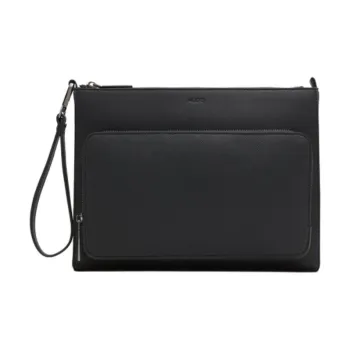 ALDO Artificial Leather Clutch Medium Size Men's Black