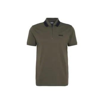 BARBOUR FW24 Polo Shirt Men's Olive Green