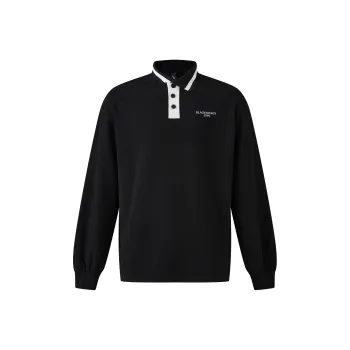 PEDLOR Polo Shirts Men Black
