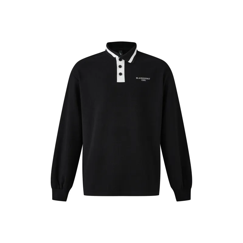 PEDLOR Polo Shirts Men Black-0