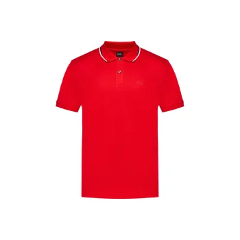 HUGO BOSS Polo Shirts Men Red