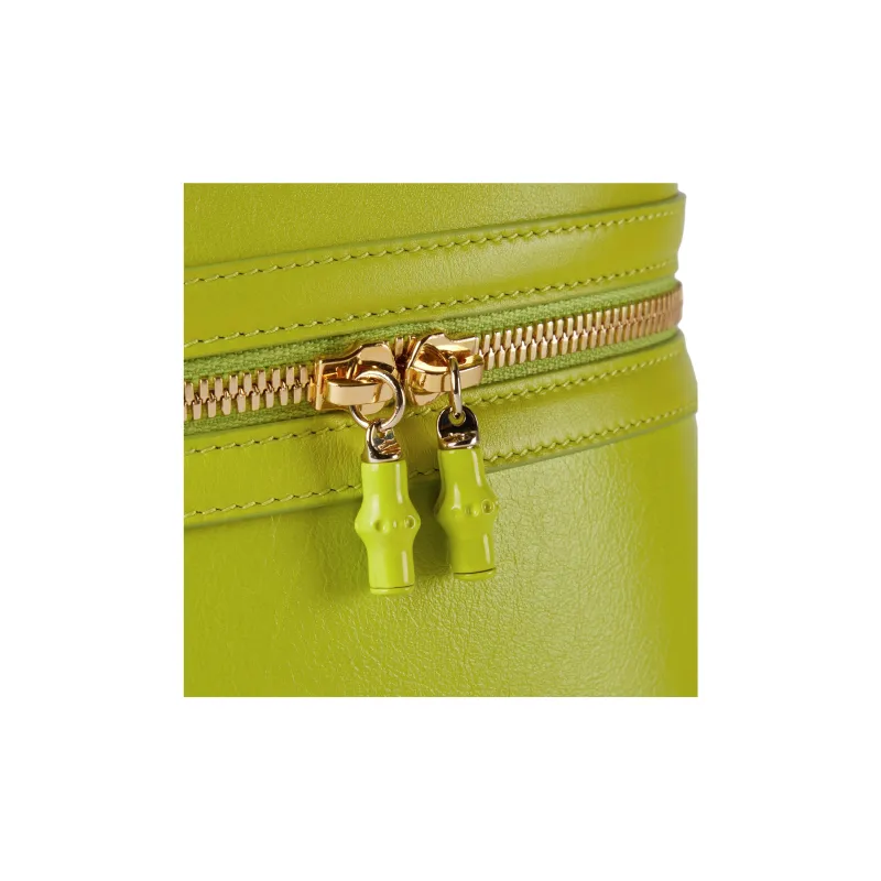GUCCI Soft Leather One Shoulder Handbags Extra Mini Women's Emerald Green-5