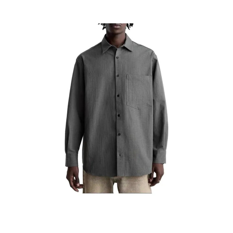 ZARA Shirts Men Gray-0