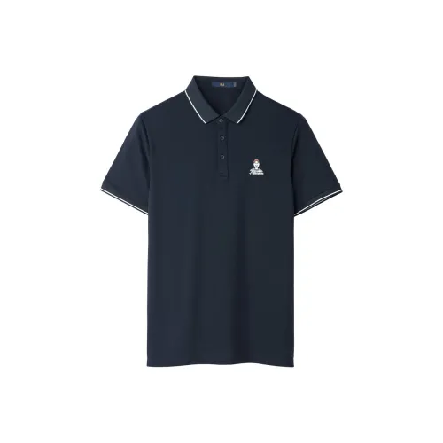HLA Polo Shirt Men's Dark Blue 26